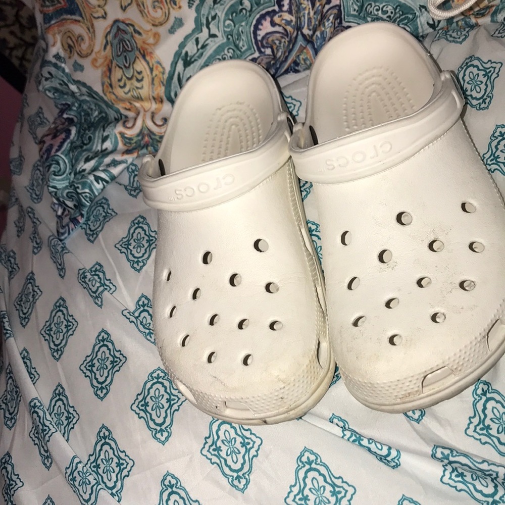 White Crocs